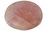Polished Rose Quartz Worry Stones - 1.5" Size - Photo 3
